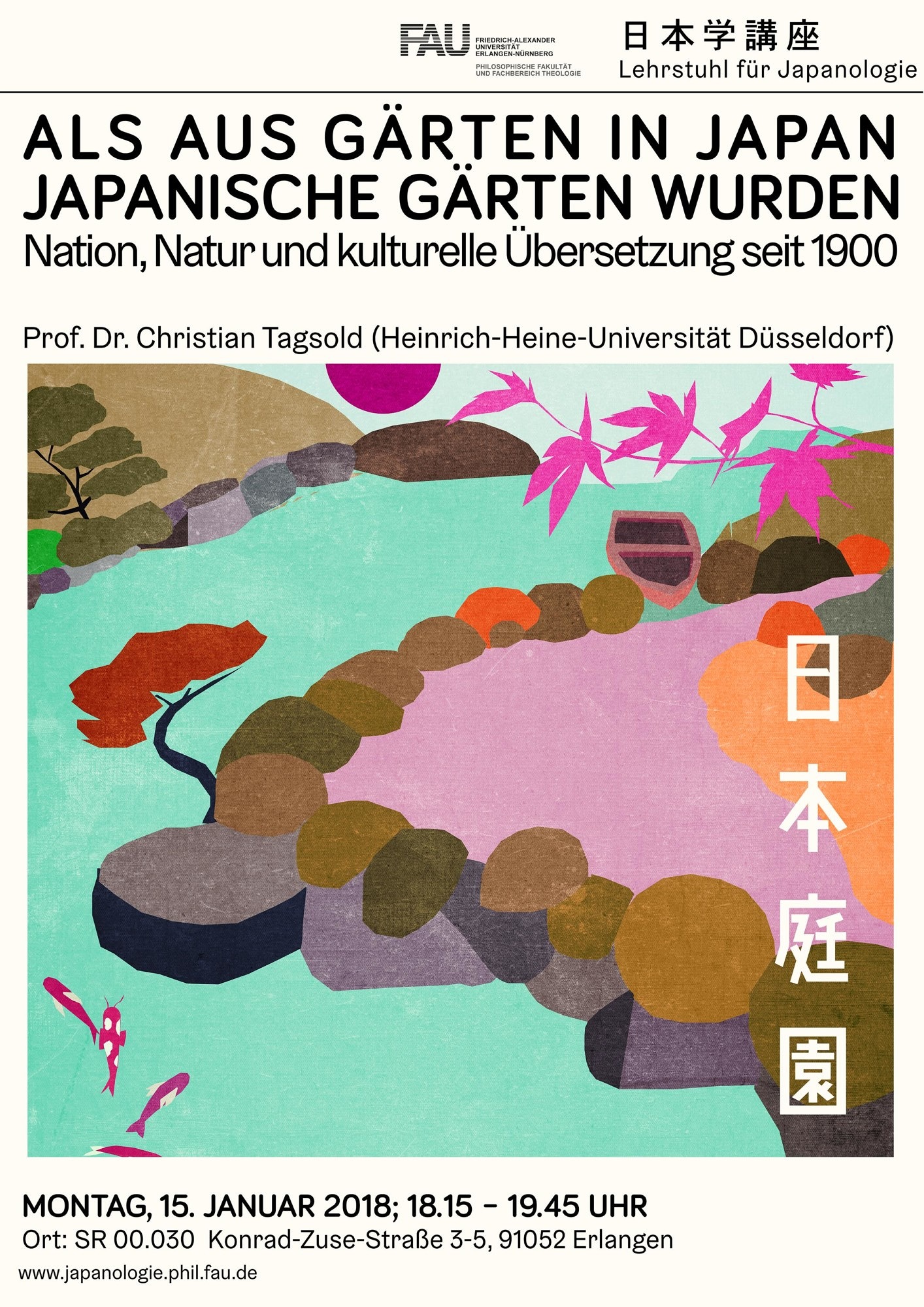 Zum Artikel "Vortrag: Als aus Gärten in Japan japanische Gärten wurden"