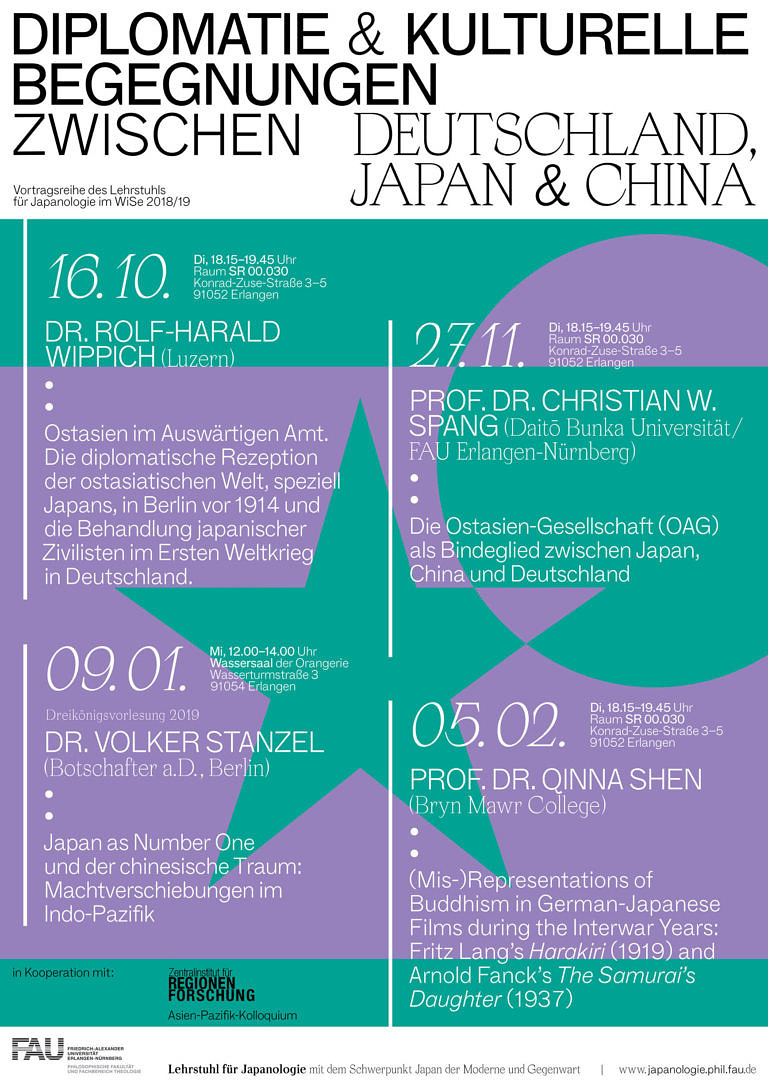 Vorträge im Wintersemester 2018/19