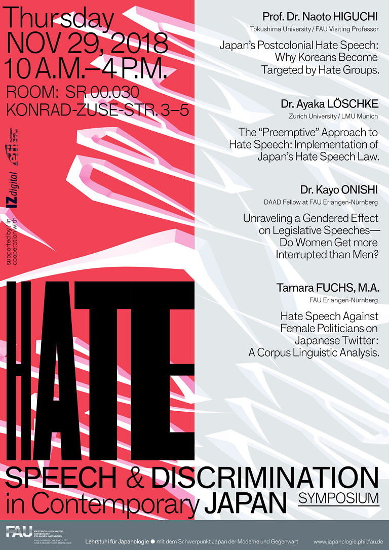 Symposium: Hate Speech and Discrimination in Contemporary Japan