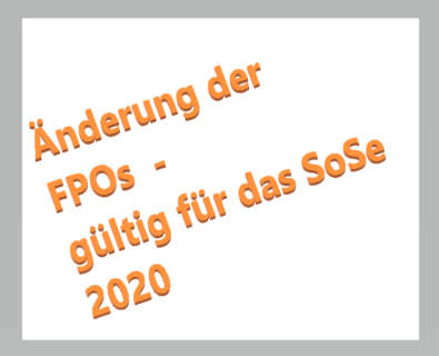 Zum Artikel "Informationen zu den veränderten Prüfungsordnungen"