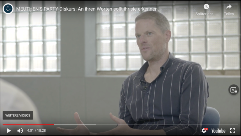 Prof. Fabian Schäfer im Filmdiskurs mit Regisseur Marc Eberhardt („Meuthen’s Party“)